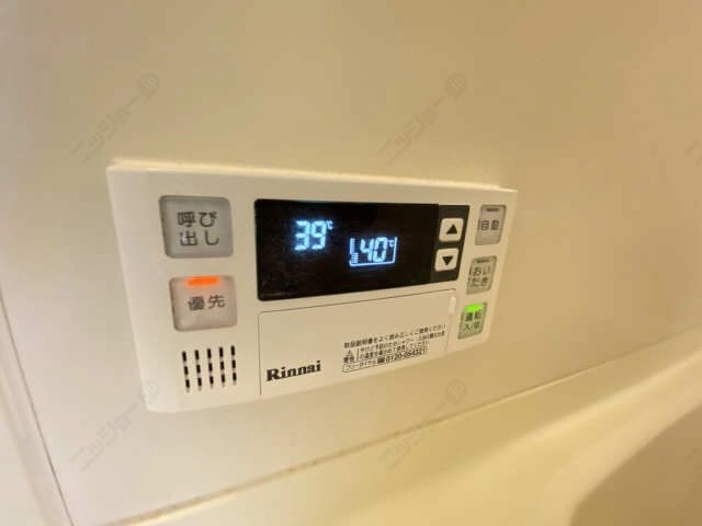 追い焚き機能パネル