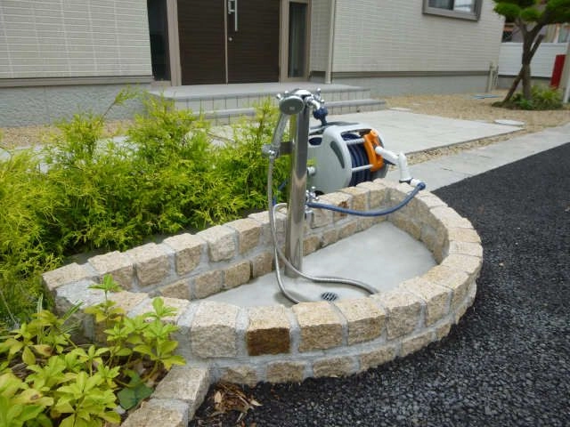 ペット足洗い場