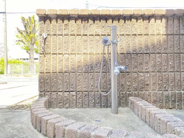 ペット足洗い場