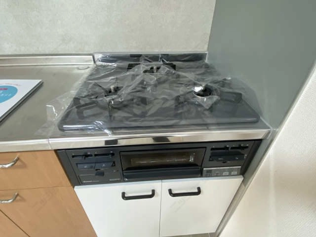 グリル付3口ガスコンロ