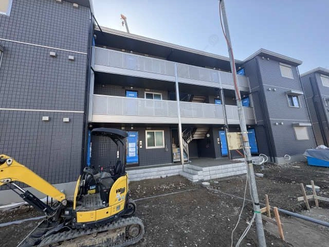 外観北側(建築中)