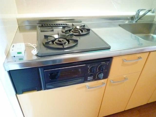 ２口コンロ＆グリル