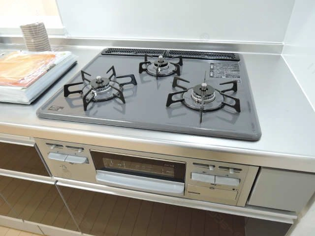 グリル付３口コンロ