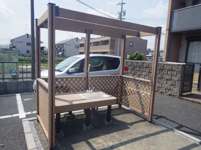 ペット用足洗い場