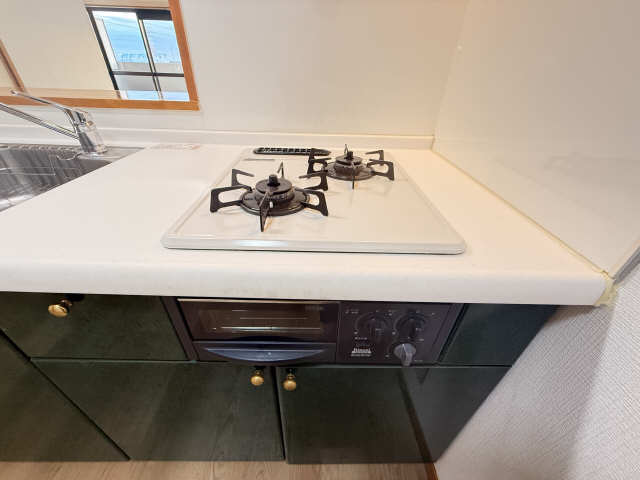 グリル付きガスコンロ