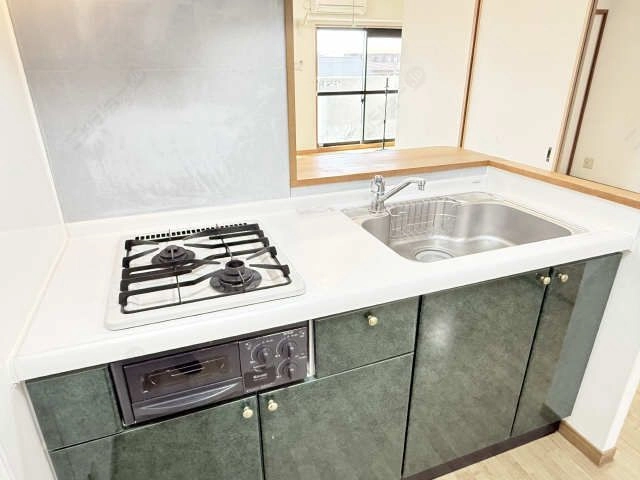 ２口グリル付ガスコンロ