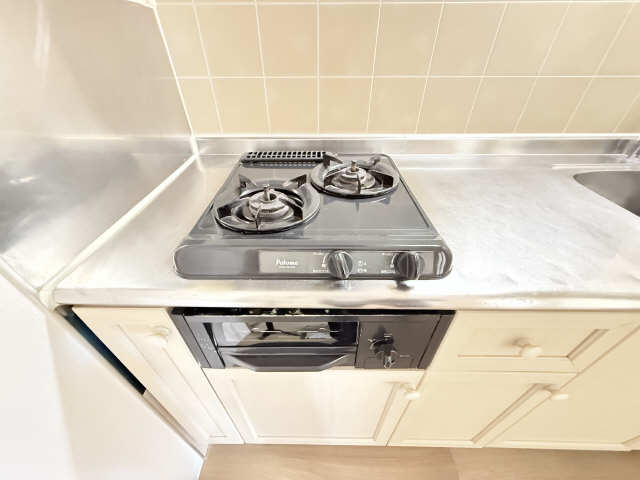 グリル付きガスコンロ