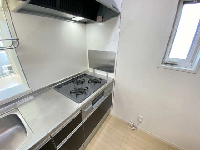 ３口グリル付コンロ