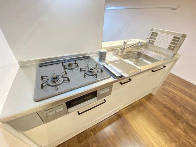 ３口グリル付ガスコンロ