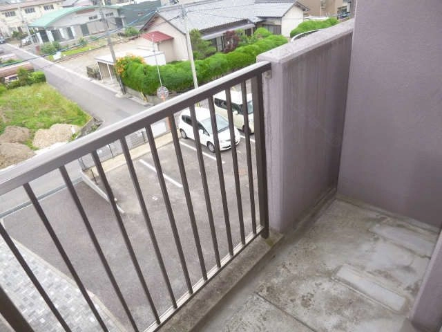 北側バルコニー