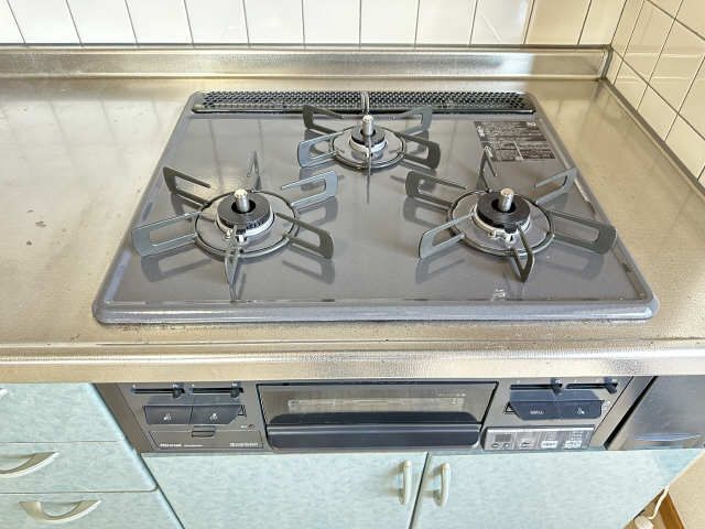 魚焼きグリル付きガスコンロ