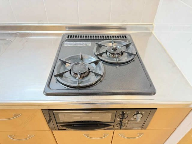 魚焼きグリル付きガスコンロ