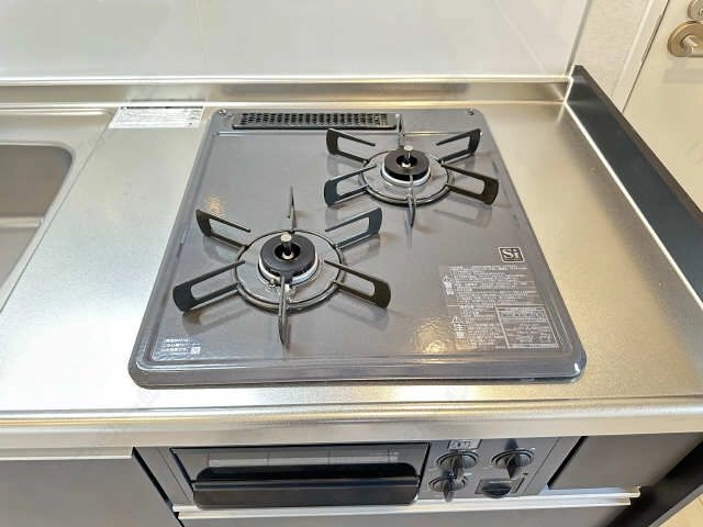 魚焼きグリル付きガスコンロ