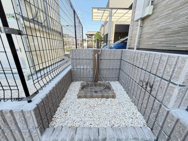 ペット用足洗い場