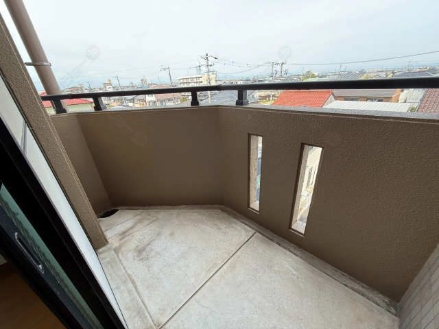 北側バルコニー