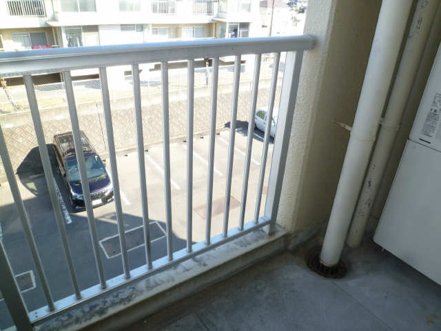 北側バルコニー