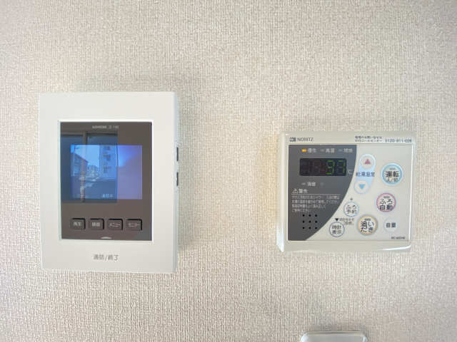 モニター付きインタ・給湯パネル