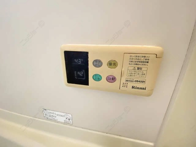 追い焚き機能パネル