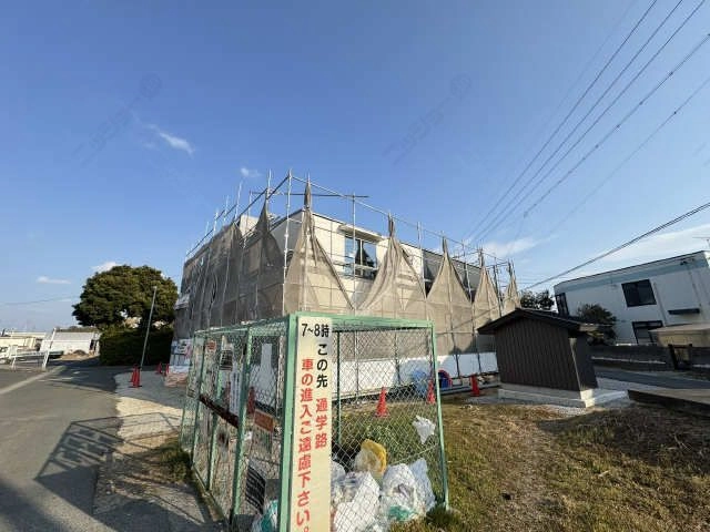 建築現場（北西面）