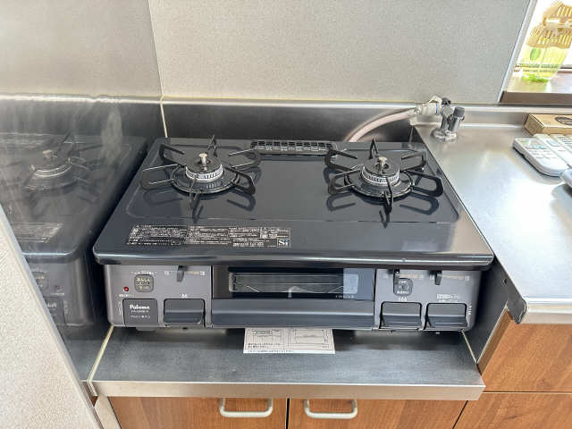 グリル付2口ガスコンロ