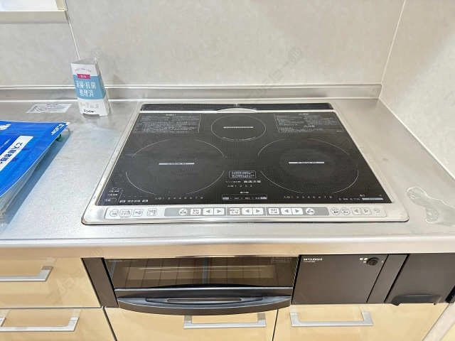 グリル付3口IHコンロ