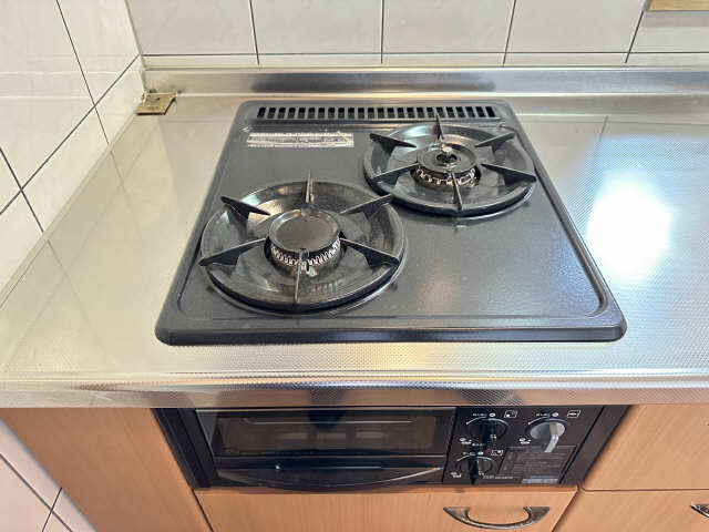 グリル付２口ガスコンロ