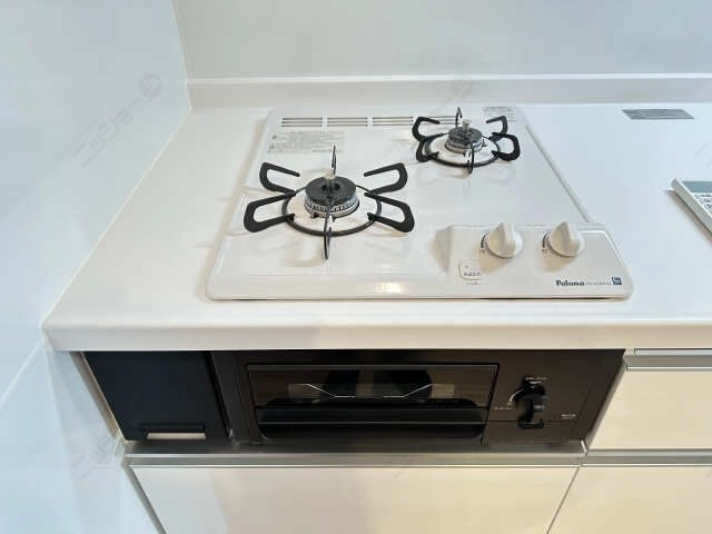 グリル付2口ガスコンロ