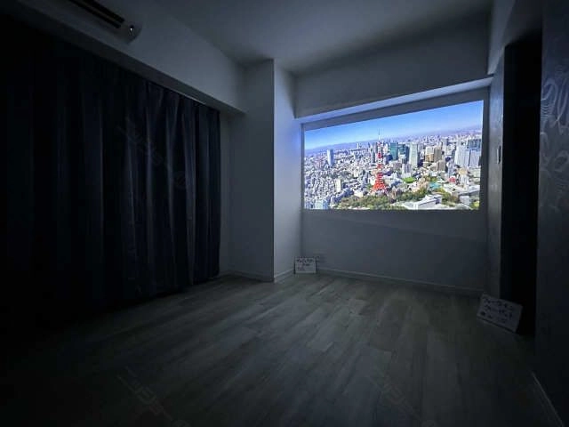 プロジェクターで投影中♪