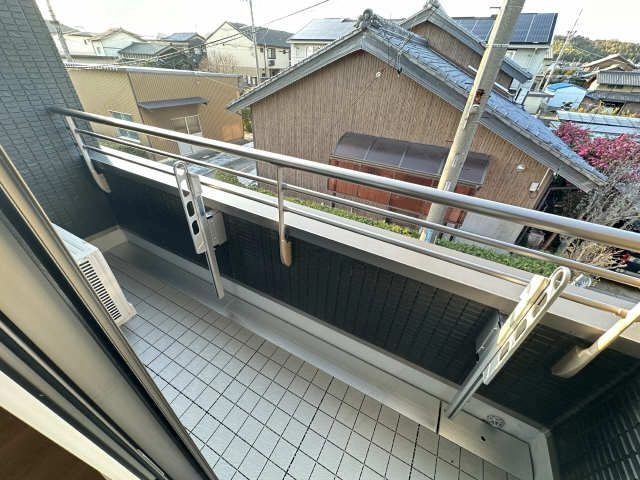 北側バルコニー