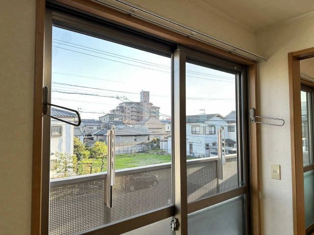 室内物干し竿かけ