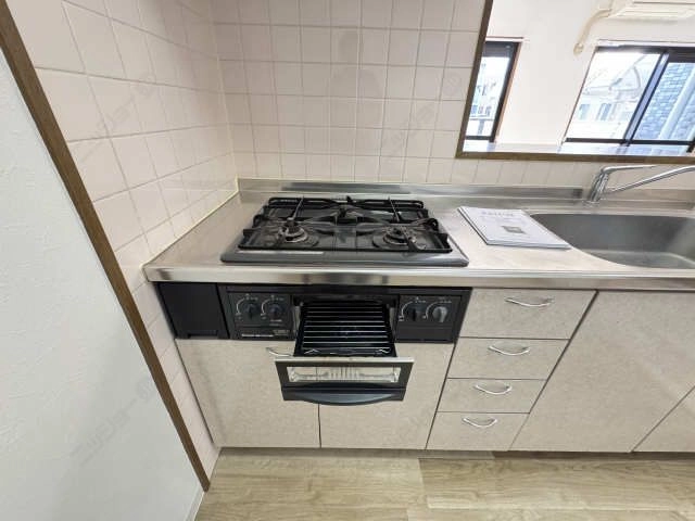 グリル付きコンロ