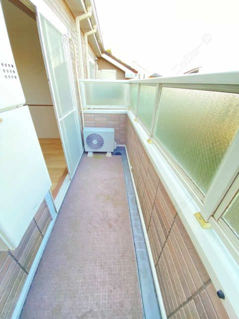 北側バルコニー