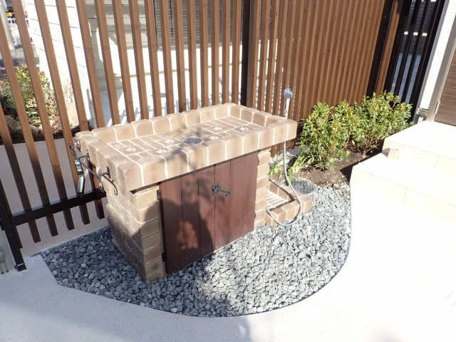 ペット用足洗い場