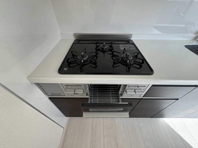 グリル付3口コンロ