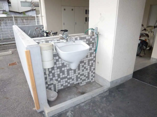 ペット足洗い場