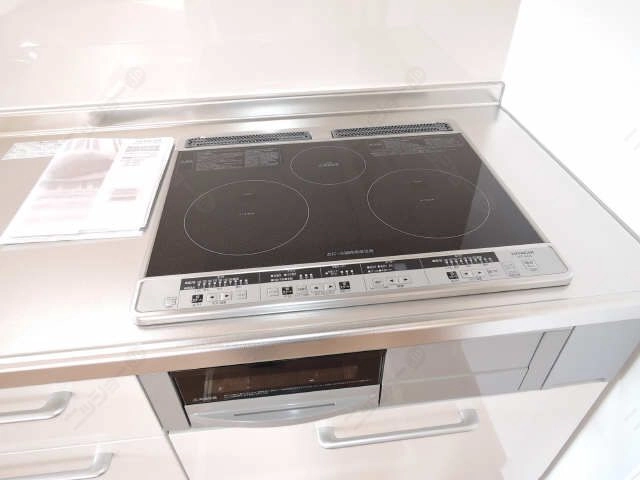 ３口電気コンロ