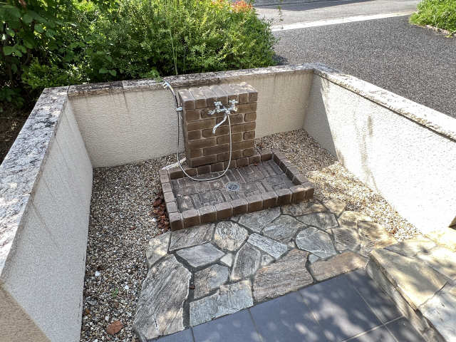 ペット用足洗い場